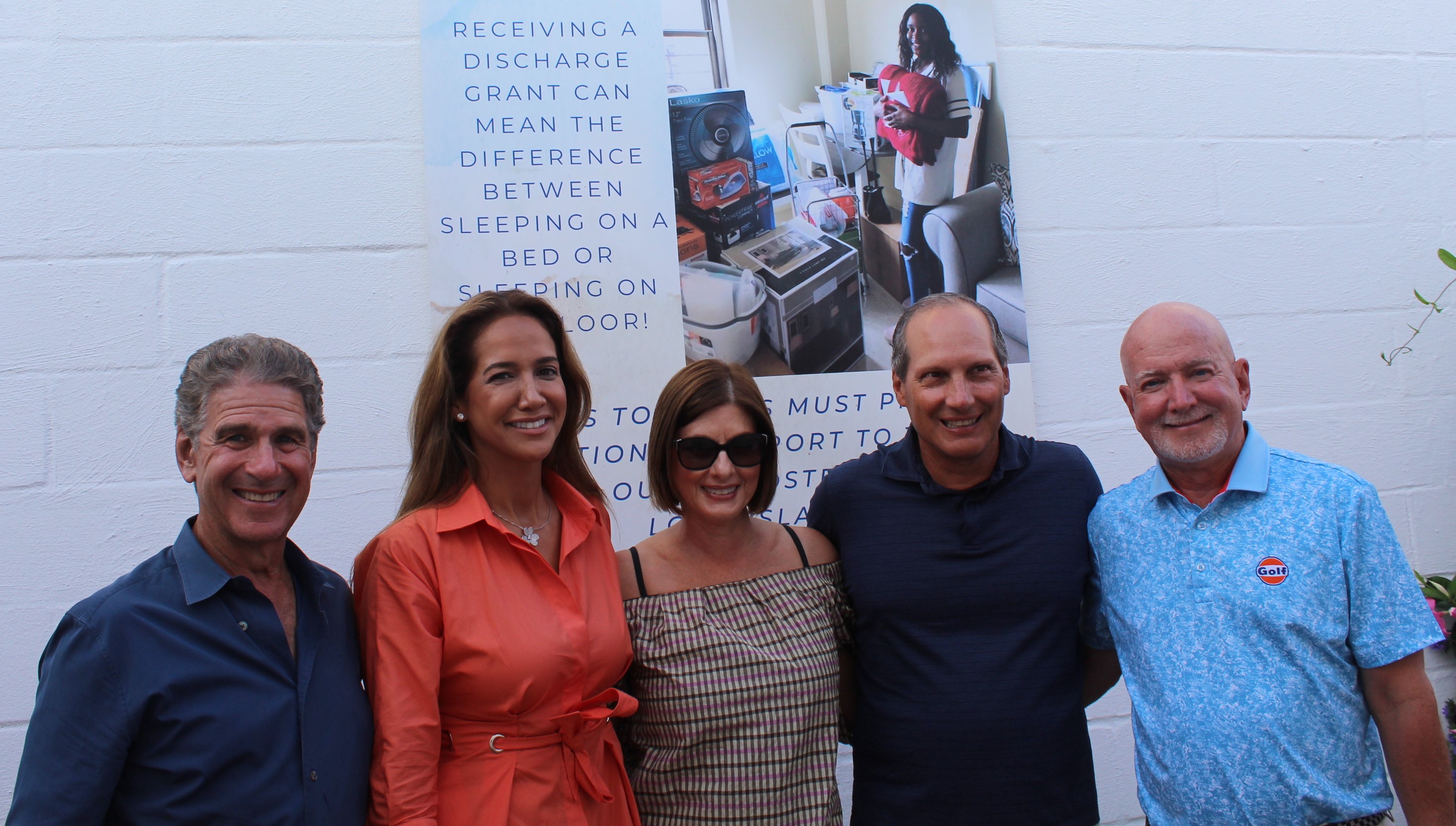 friends smiling at camera