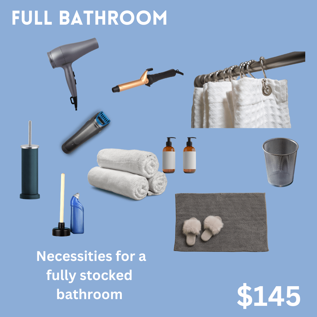 full bathroom bundle items