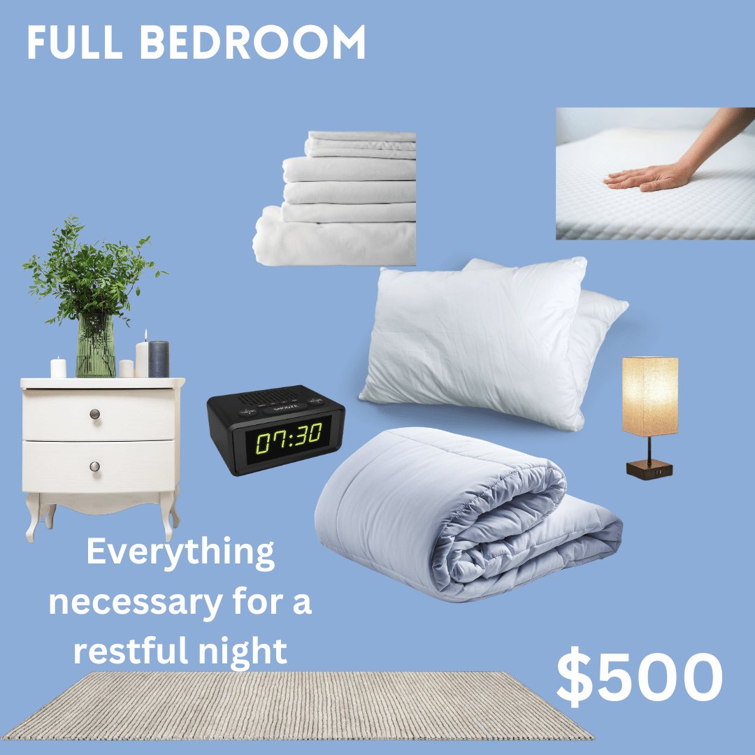 full bedroom items