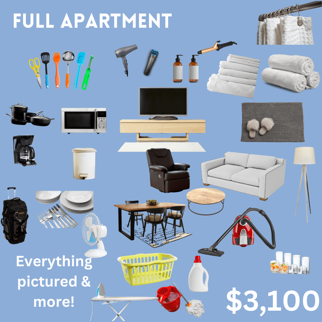 full apartment items