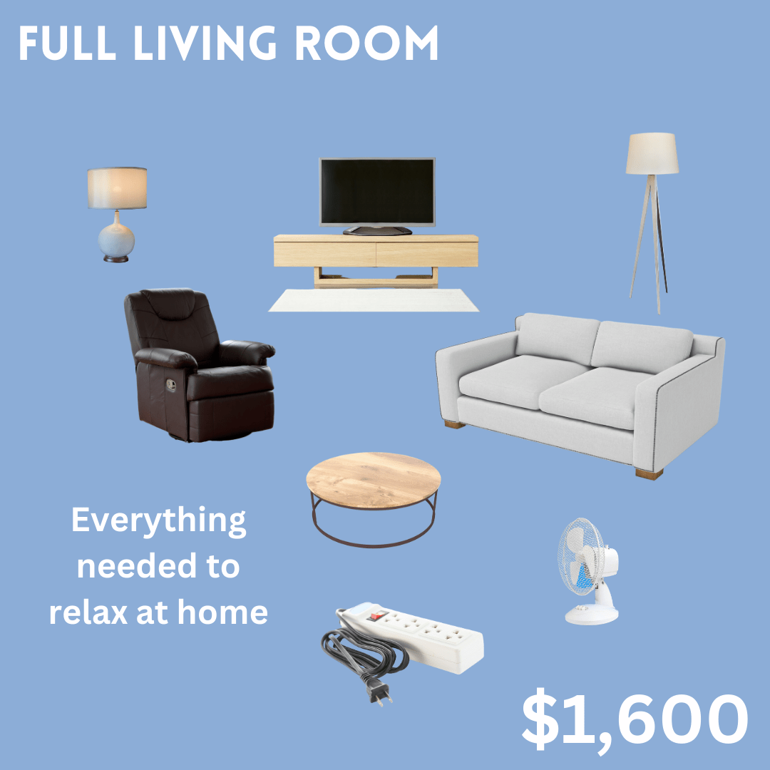 full living room items