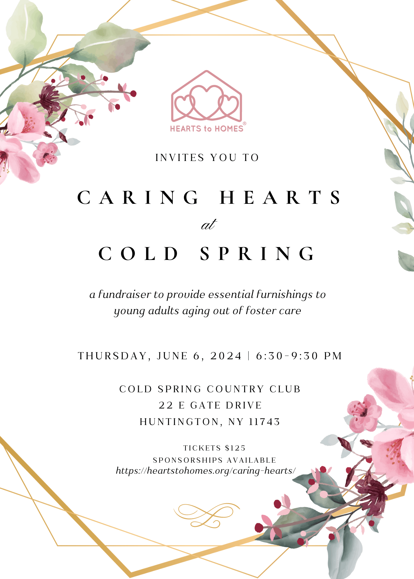 Caring Hearts Invitation